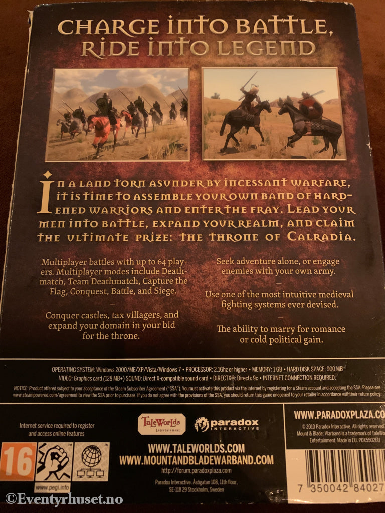 Mount & Blade: Warband. PC-spill.