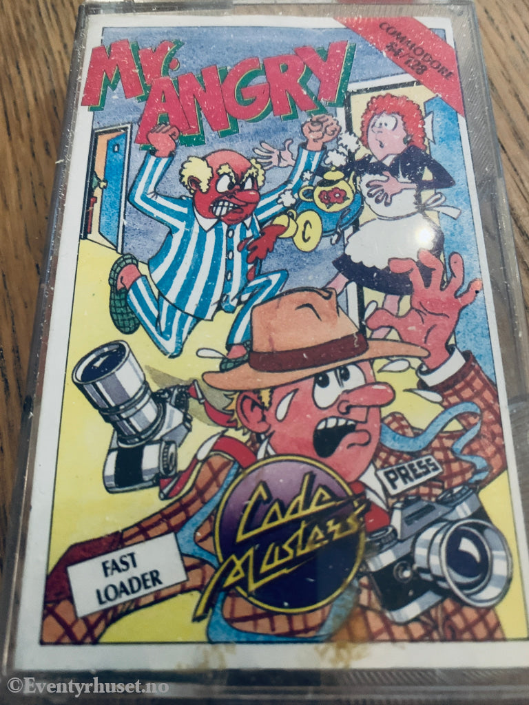 Mr. Angry (1989). Commodore 64 (C64) spill solgt i Norge!