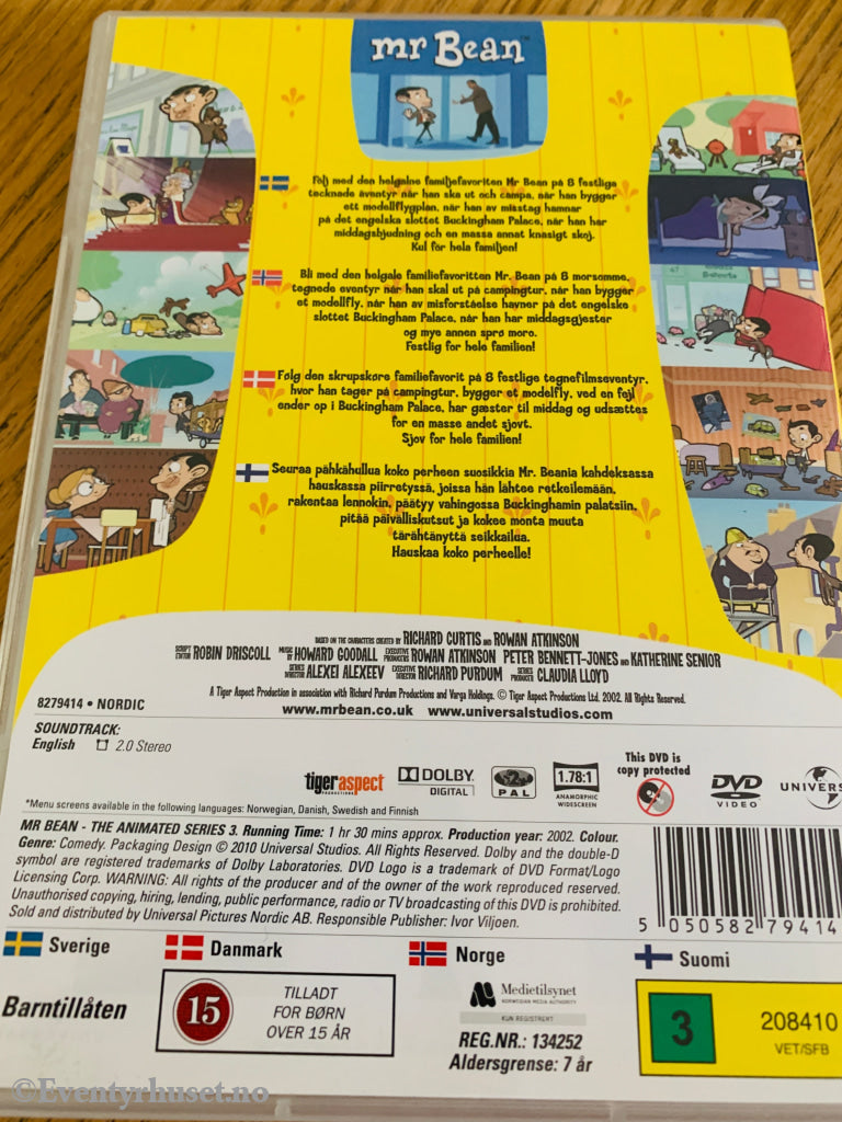 Mr. Bean: Number 3 – Eight Terrific Tales (2003). DVD.
