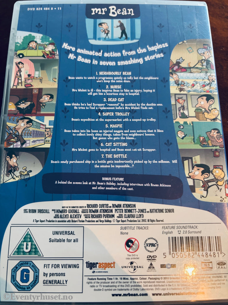 Mr Bean – Seven Smashing Stories. DVD.