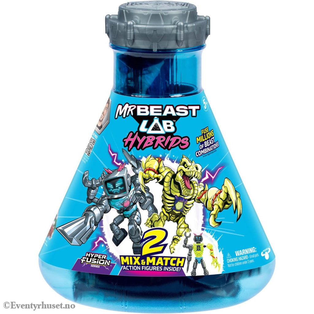 Mr. Beast Lab Hybrids Series 2 Mini Figuren 2er-Pack Lab-Bot vs Gid Skeleton 11 cm Toys