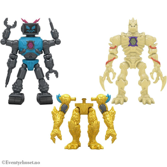 Mr. Beast Lab Hybrids Series 2 Mini Figuren 2er-Pack Lab-Bot vs Gid Skeleton 11 cm Toys