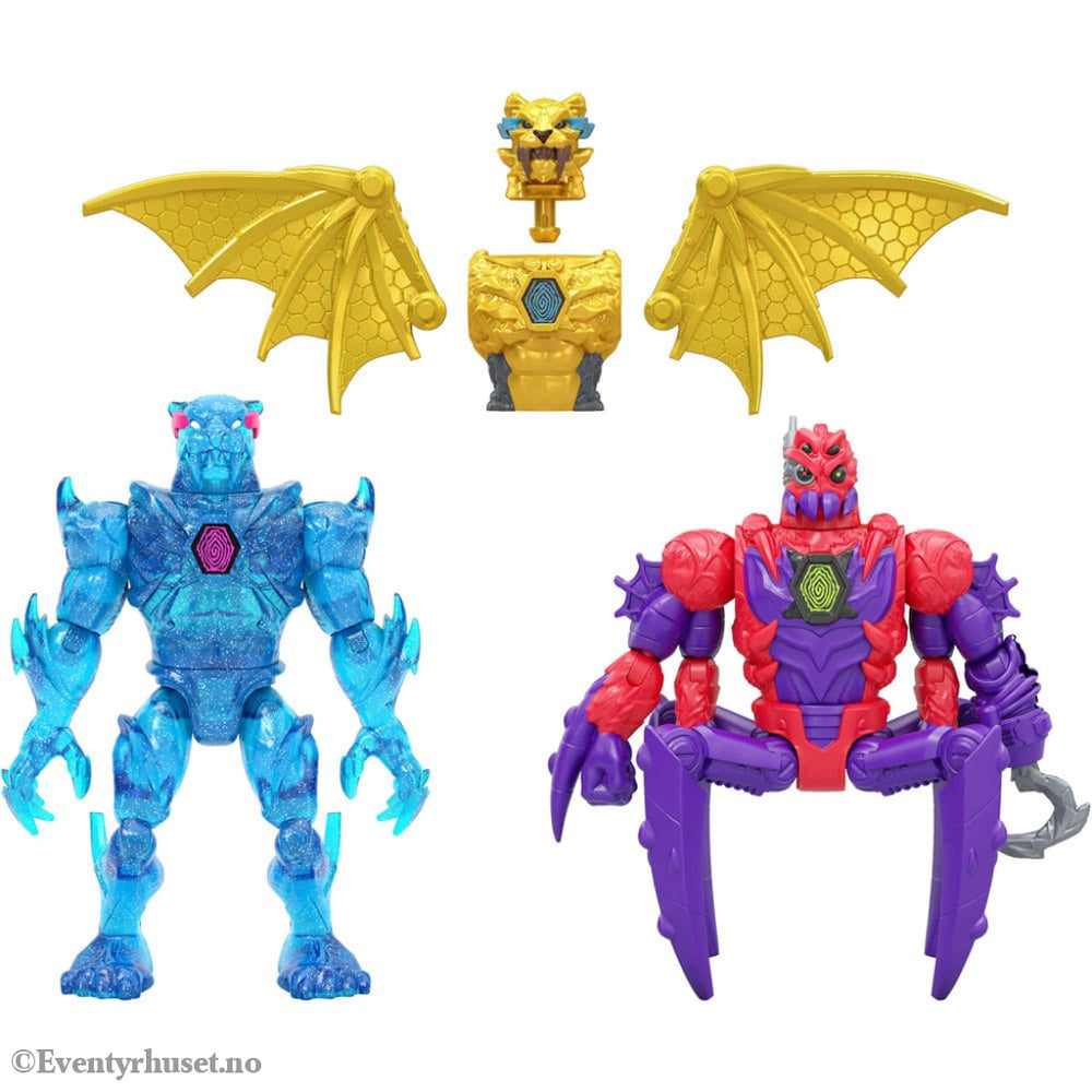 Mr. Beast Lab Hybrids Series 2 Mini Figuren 2er-Pack Spider vs Energy Panther 11 cm Toys
