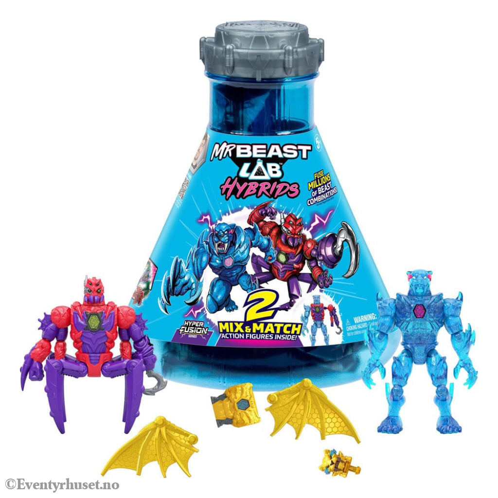 Mr. Beast Lab Hybrids Series 2 Mini Figuren 2er-Pack Spider vs Energy Panther 11 cm Toys