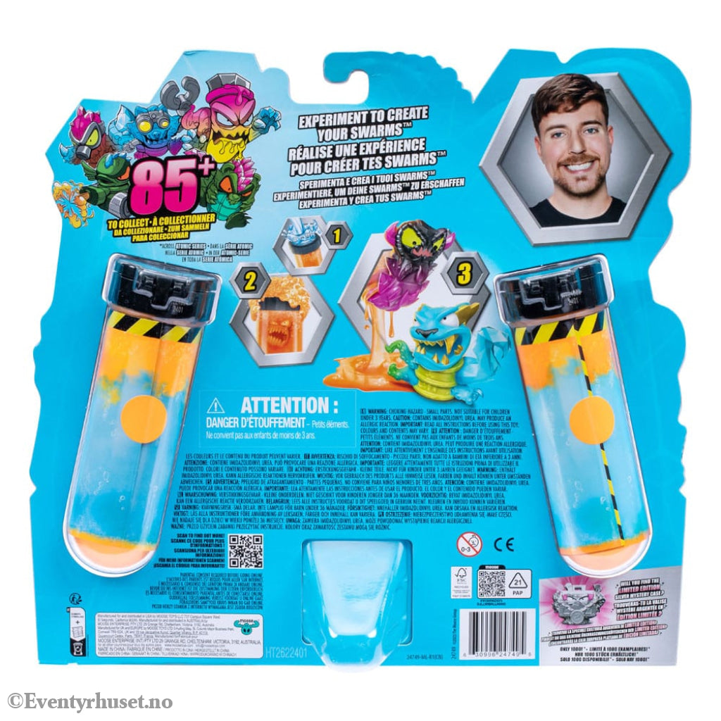 Mr. Beast Lab Swarms Mini Figures 12-pack Mega Lab 1 3 cm Assortment (4) Toys