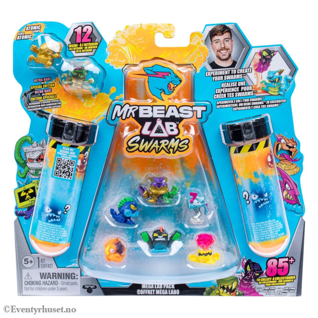 Mr. Beast Lab Swarms Mini Figures 12-pack Mega Lab 1 3 cm Assortment (4) Toys