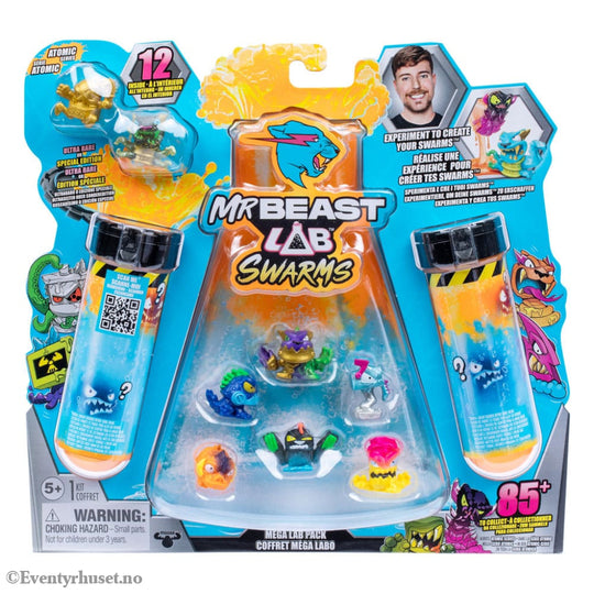Mr. Beast Lab Swarms Mini Figures 12-pack Mega Lab 1 3 cm Assortment (4) Toys