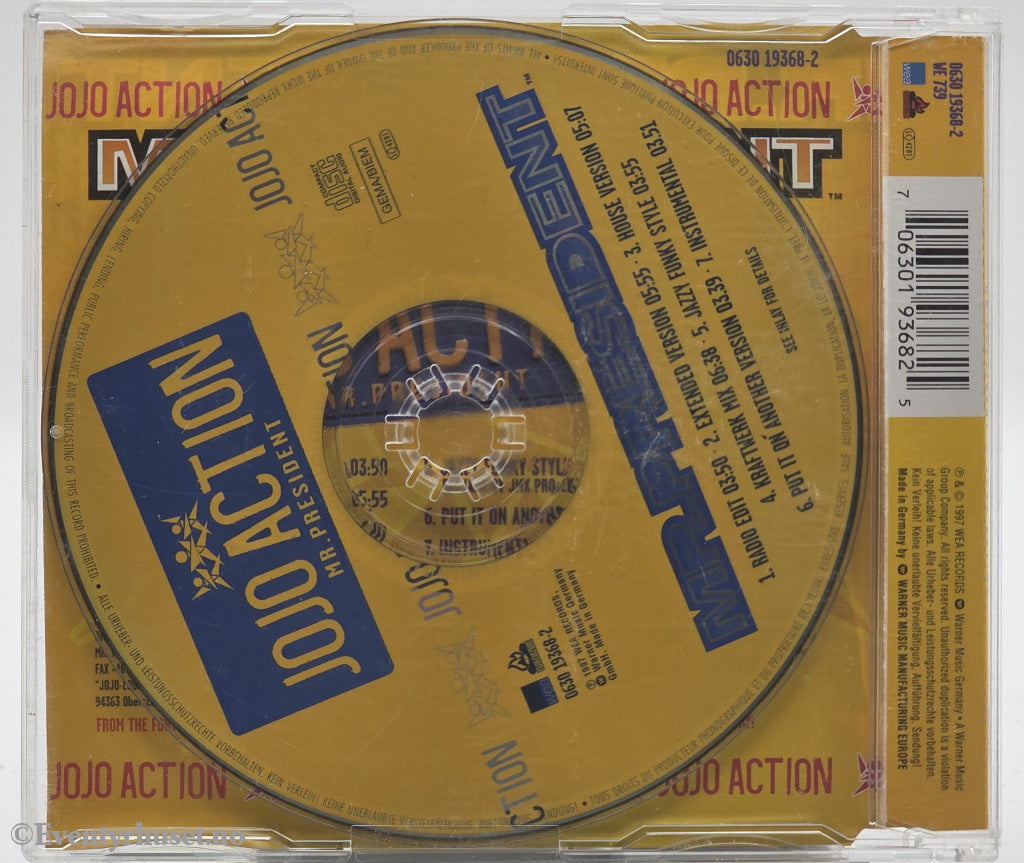 Mr. President. 1996. Jojo Action. CD singel