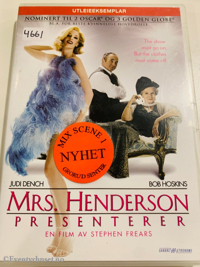 Mrs. Henderson Presenterer. 2004. Dvd Leiefilm.