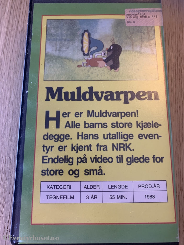 Muldvarpen 1. 1988. Vhs. Vhs