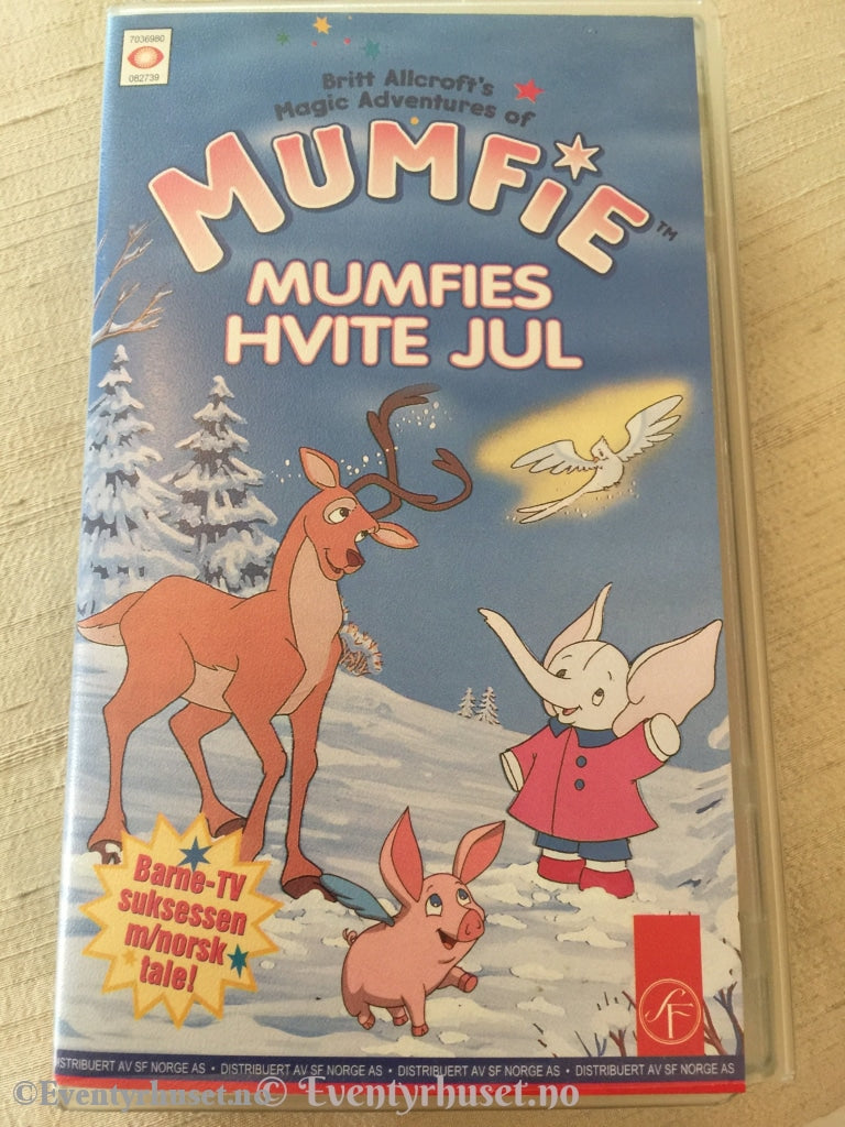 Mumfie. 1995. Mumfies Hvite Jul. Vhs. Vhs