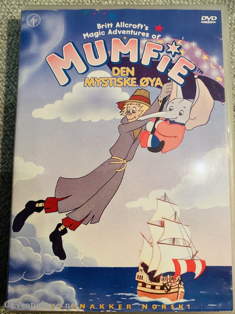 Mumfie. Den Mystiske Øya. 1995. Dvd. Dvd