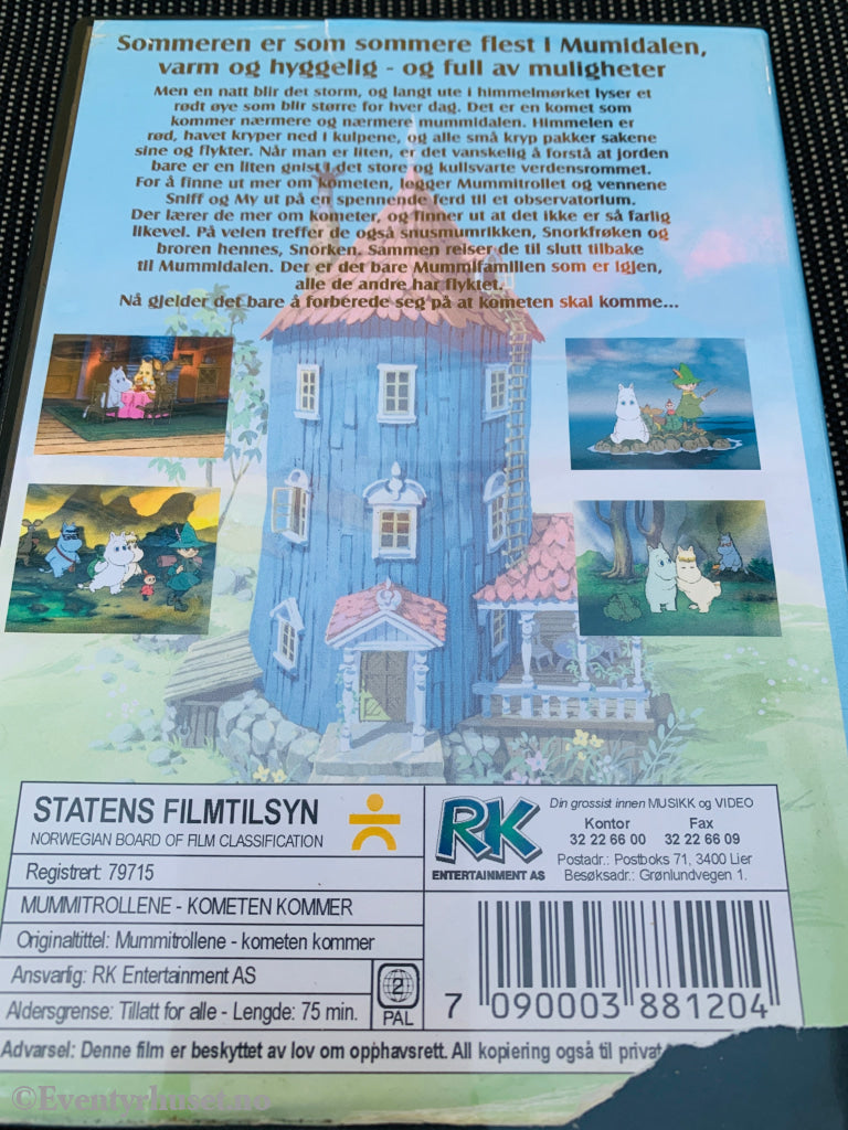 Mummitrollene - kometen kommer. DVD. DVD