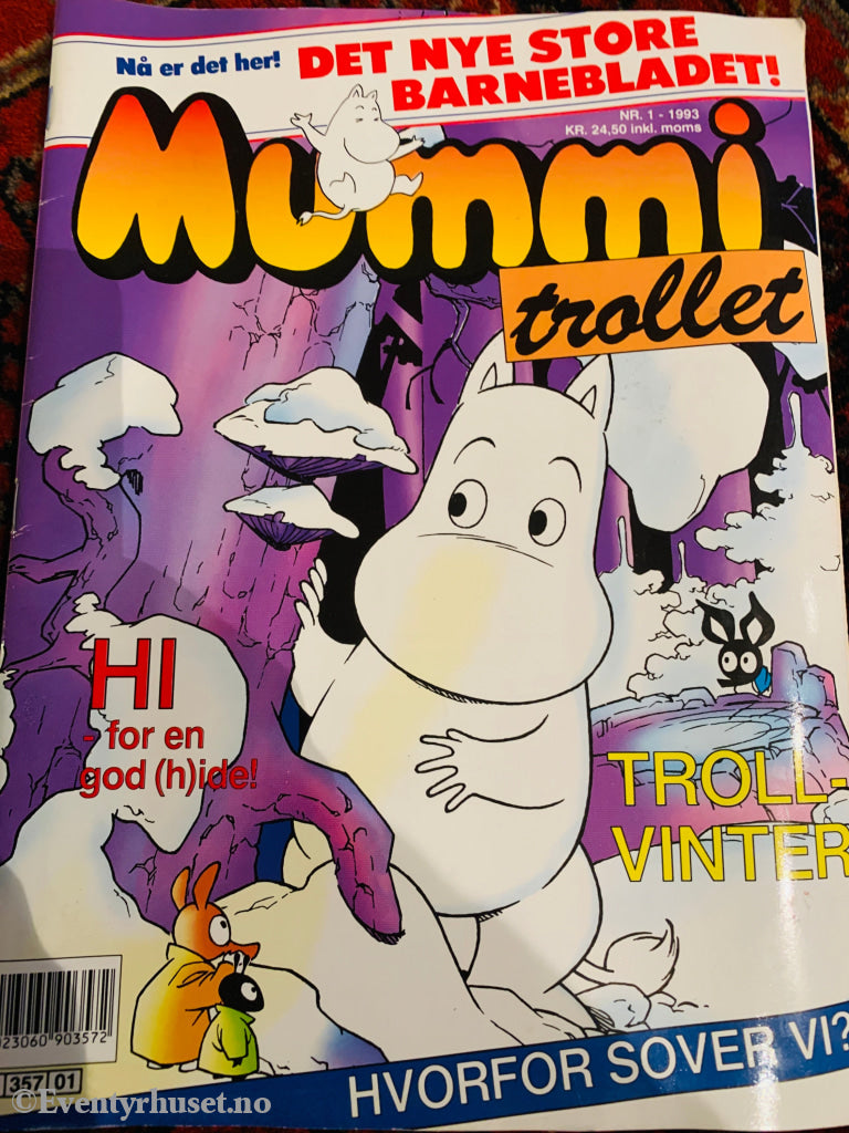 Mummitrollet. 1993/01. Tegneserieblad