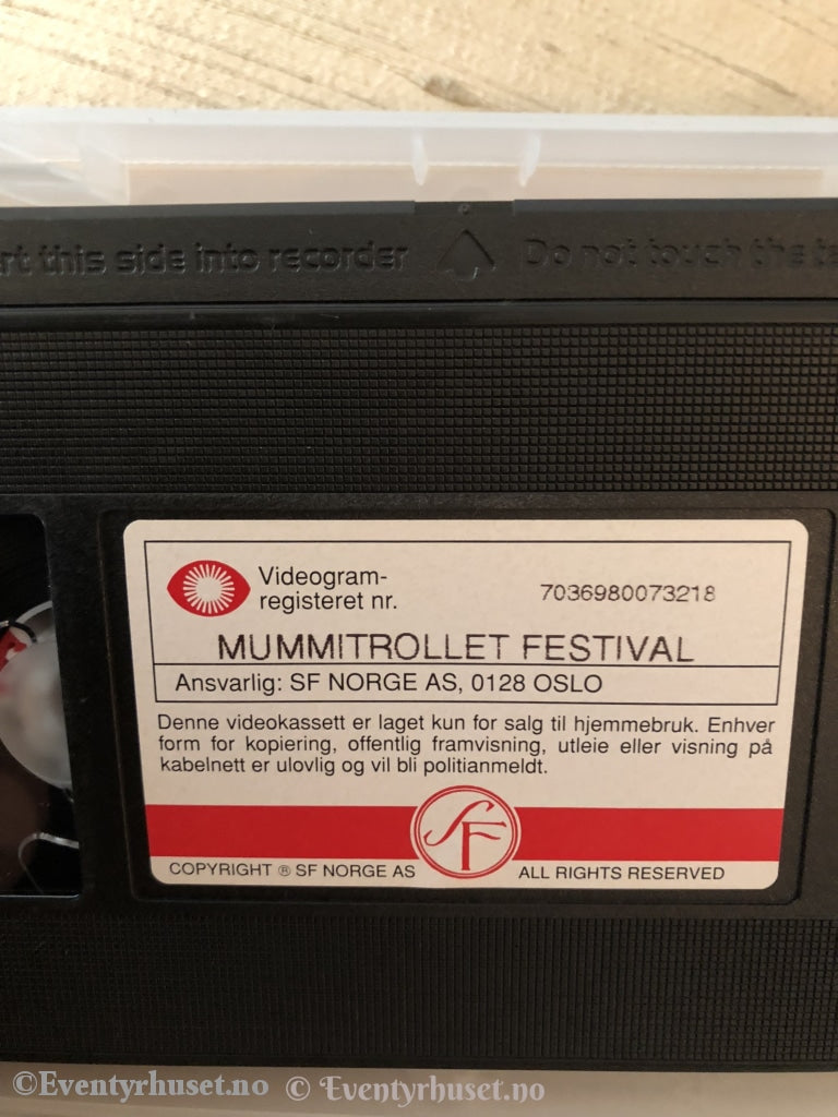 Mummitrollet Festival. Vhs. Vhs