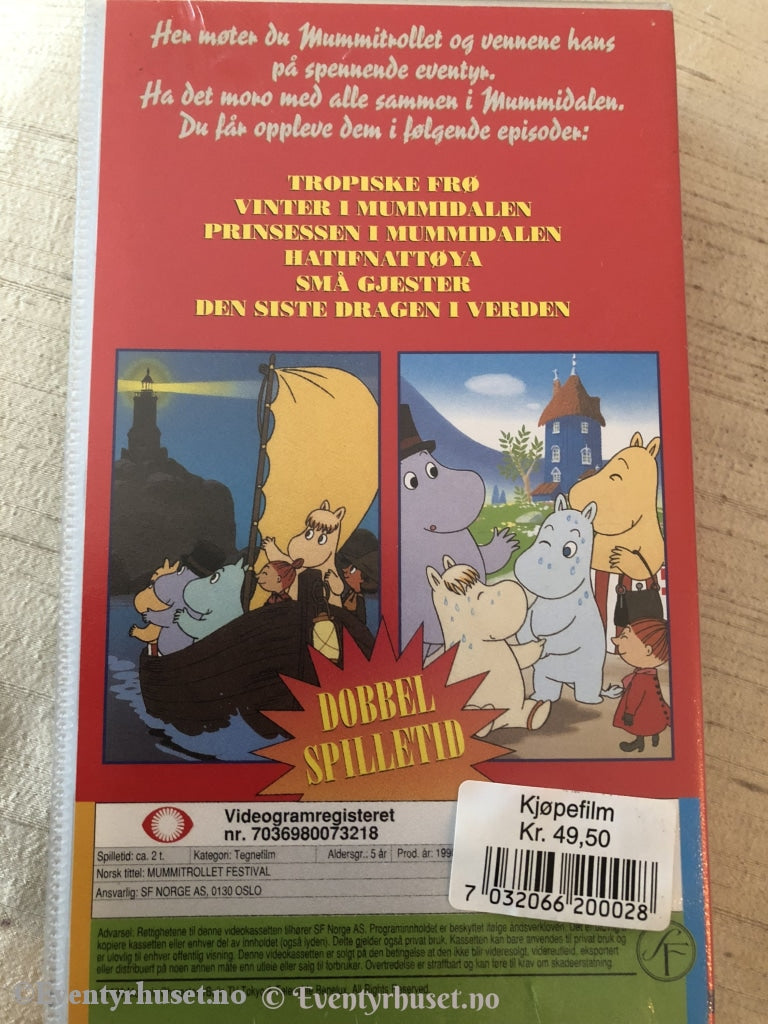 Mummitrollet Festival. Vhs. Vhs