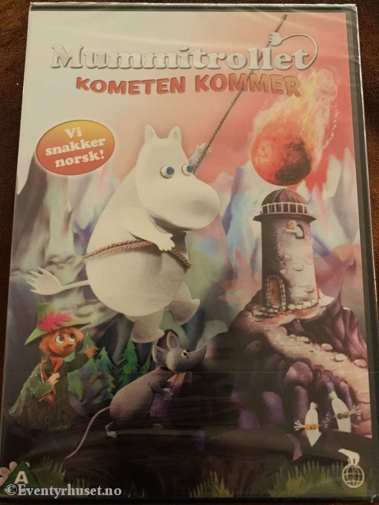 Mummitrollet: Kometen Kommer. Dvd. Ny I Plast! Dvd