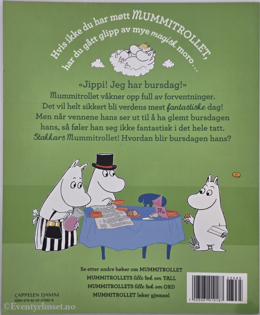 Mummitrollet og bursdagsknappen. . Hefte.