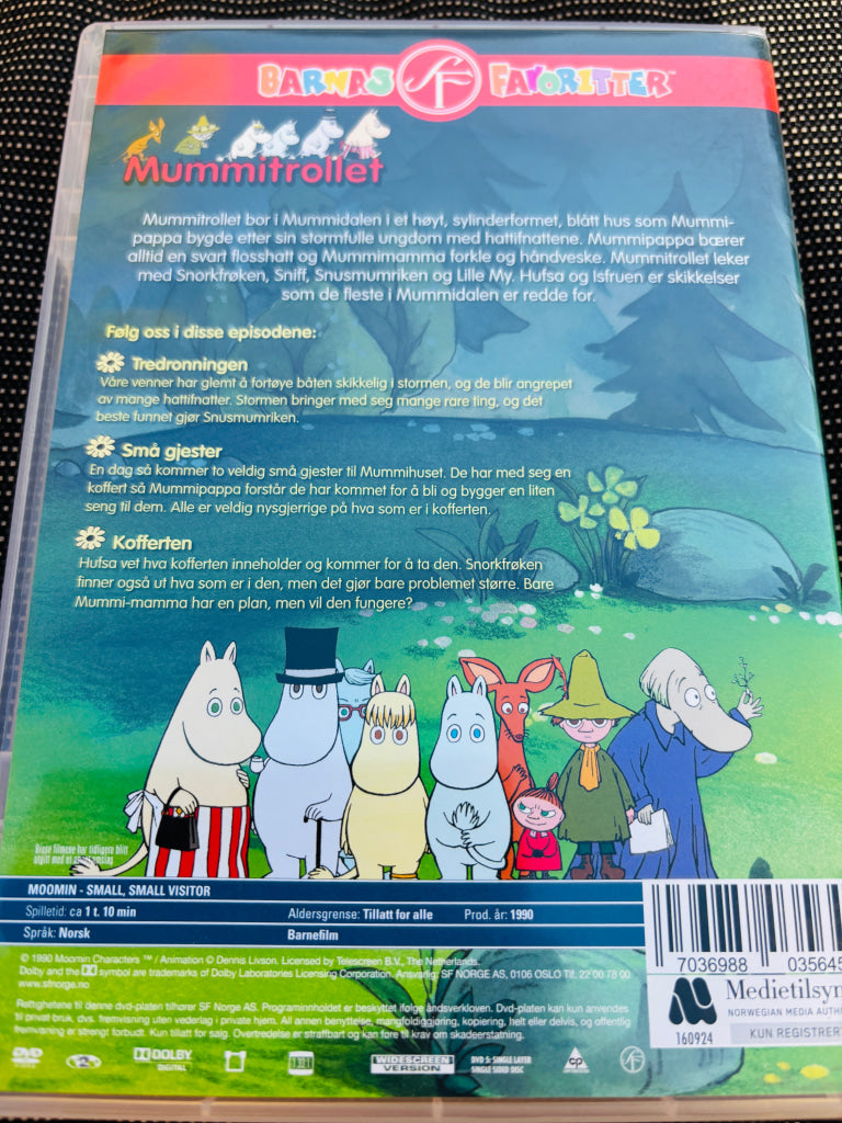 Mummitrollet - Små gjester DVD.