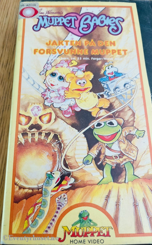 Muppet Babies - Jakten På Den Forsvunne Muppet. 1986. Vhs Slipcase.