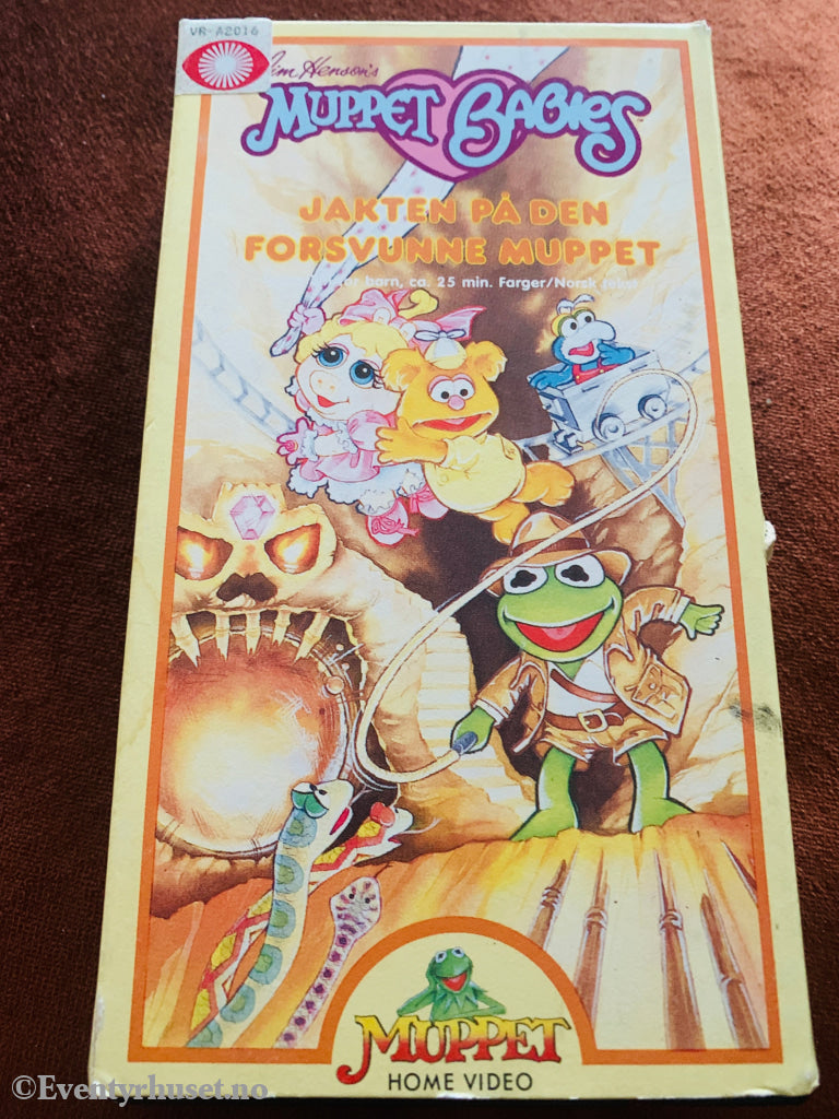 Muppet Babies - Jakten på den forsvunne Muppet. 1986. VHS slipcase. VHS