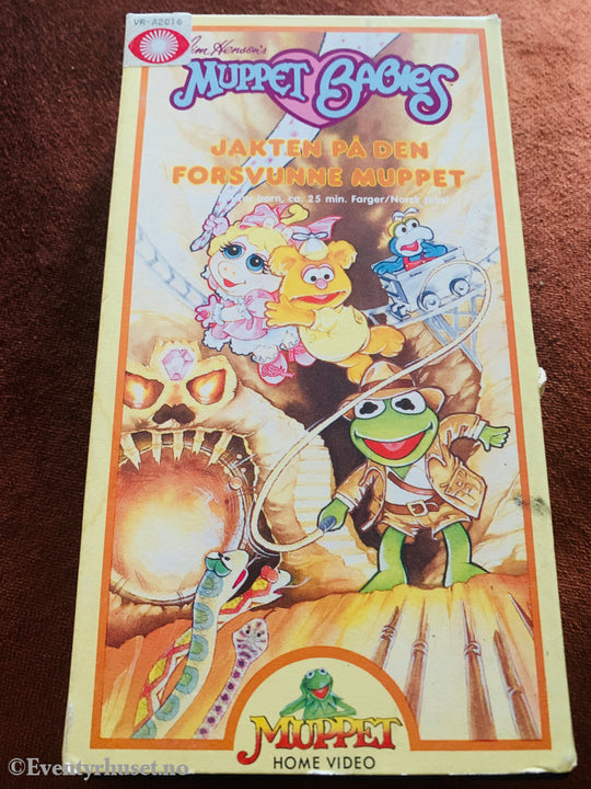 Muppet Babies - Jakten på den forsvunne Muppet. 1986. VHS slipcase. VHS