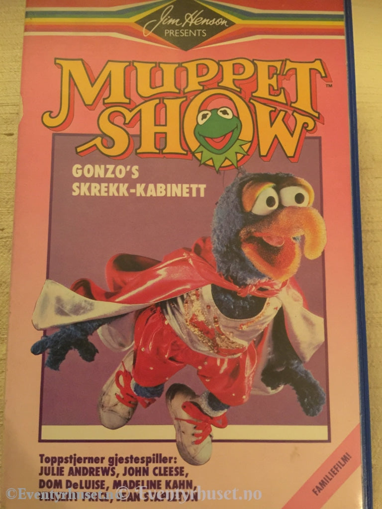 Muppet Show - Gonzo´s Skrekk-Kabinett. Vhs Big Box.