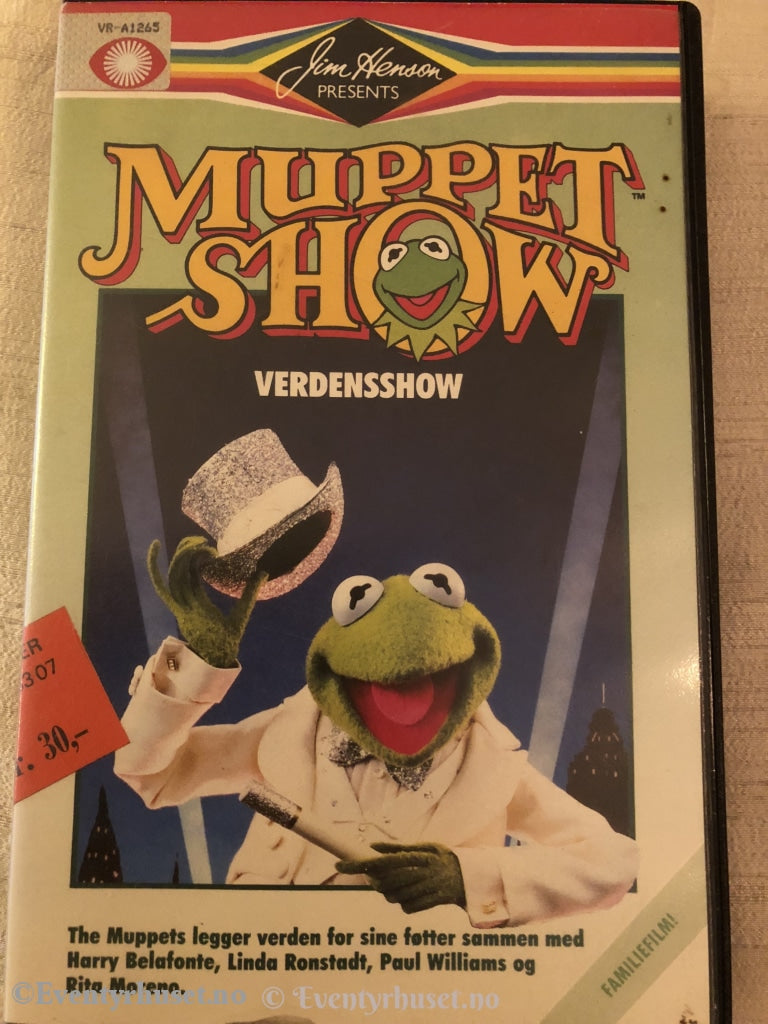 Muppet Show. Verdensshow. Vhs Big Box.