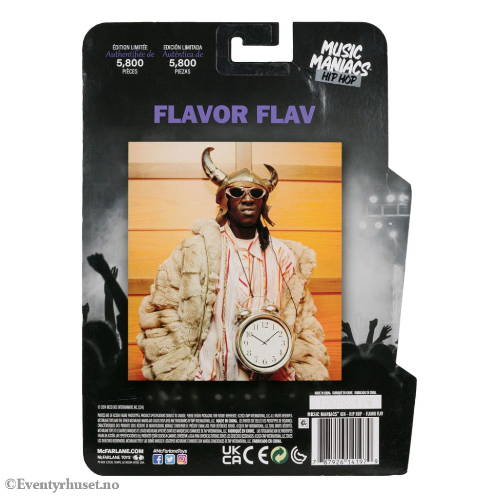 Music Maniacs Hip Hop Action Figure Flavor Flav 16 cm Toys