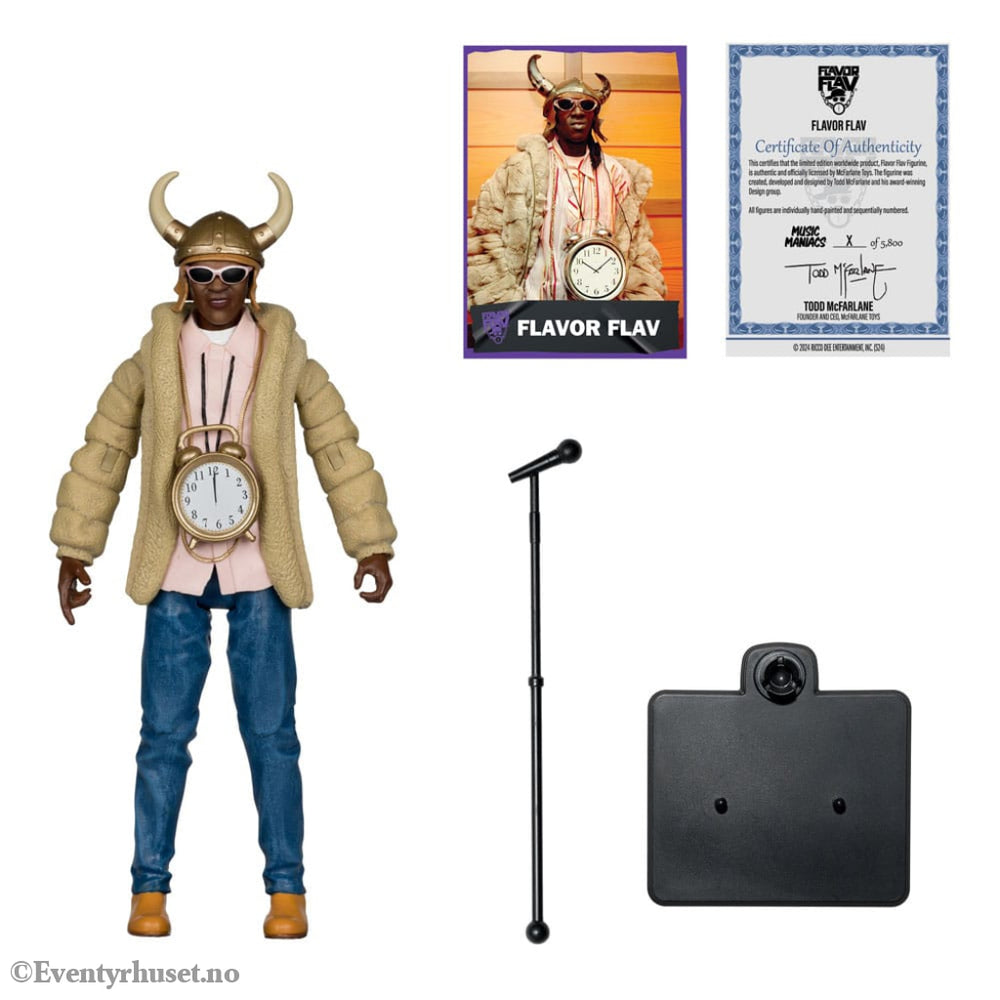 Music Maniacs Hip Hop Action Figure Flavor Flav 16 cm Toys