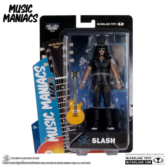 Music Maniacs Rock Action Figure Slash 15 cm Mint In Sealed Box (MISB)! Actionfigur