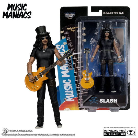 Music Maniacs Rock Action Figure Slash 15 cm Mint In Sealed Box (MISB)! Actionfigur