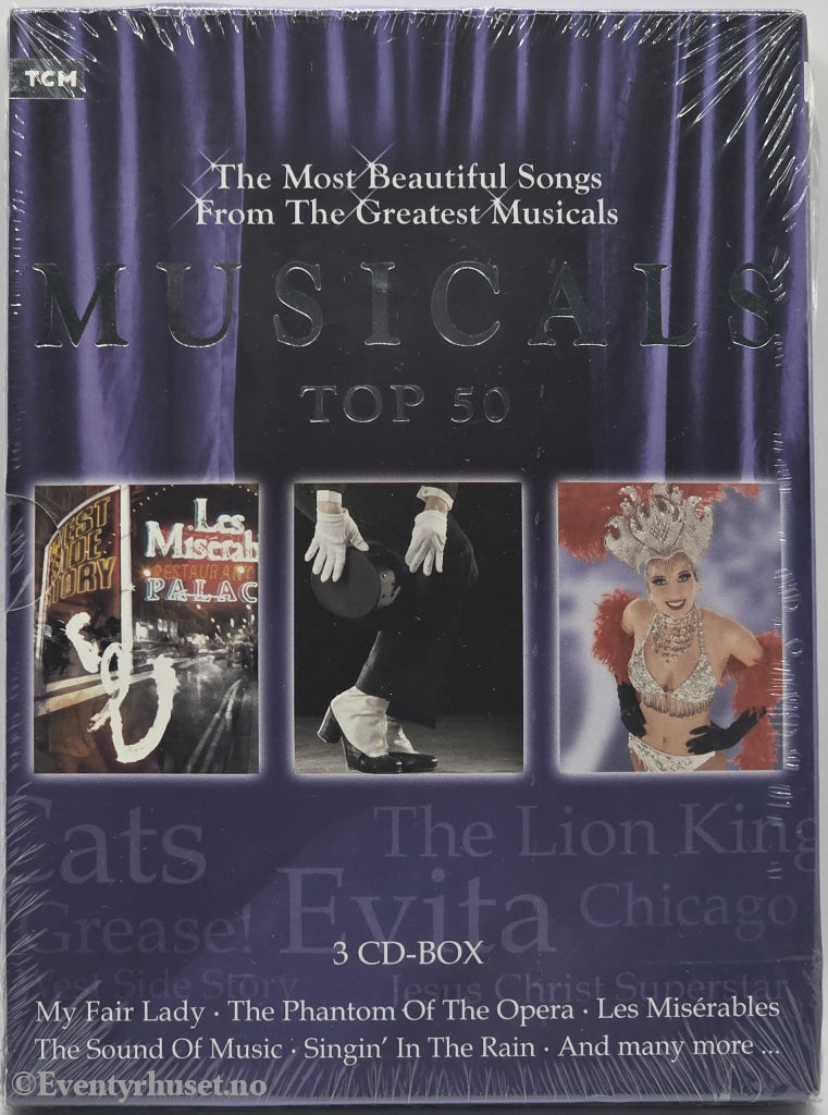 Musicals Top 50 – The Most Beautiful Songs (3CD)