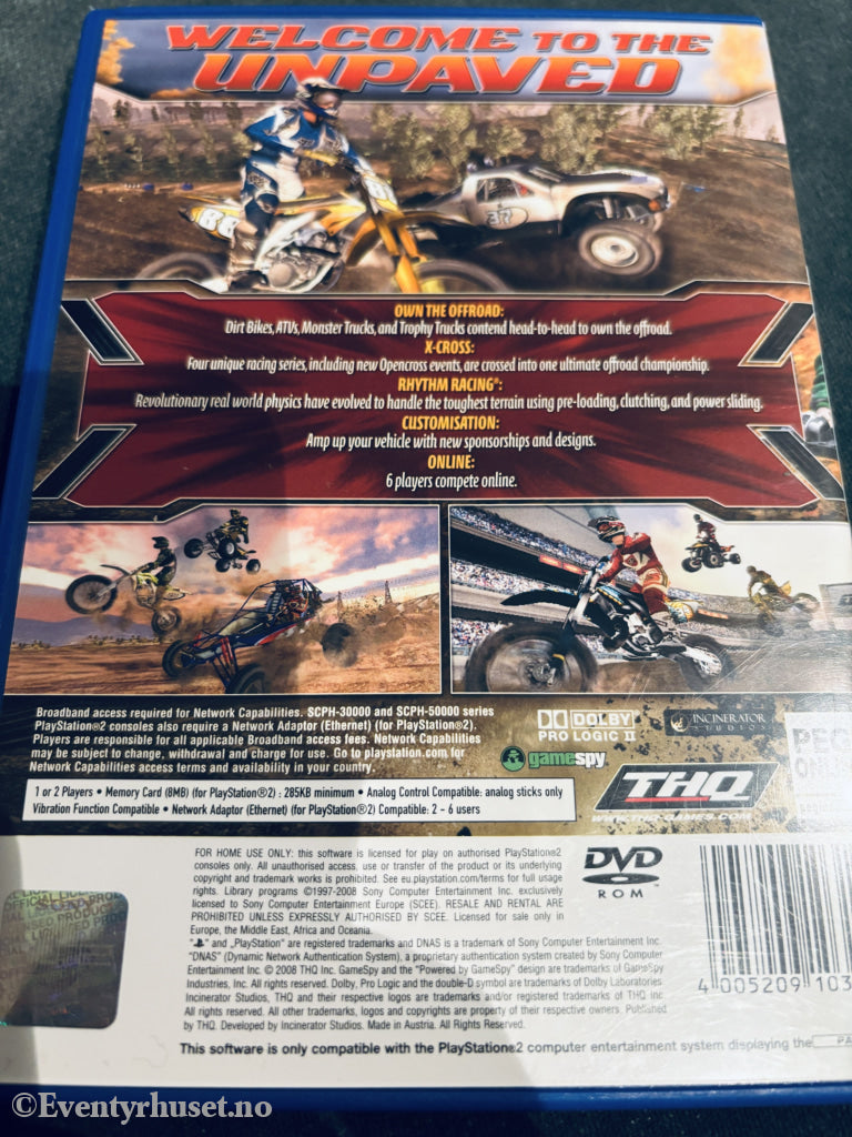 MX vs. ATV Untamed. PS2-spill