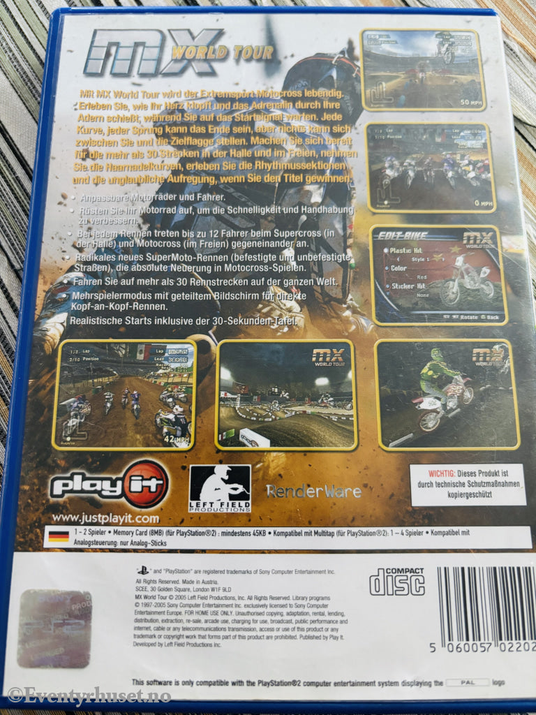 MX World Tour. PS2-spill
