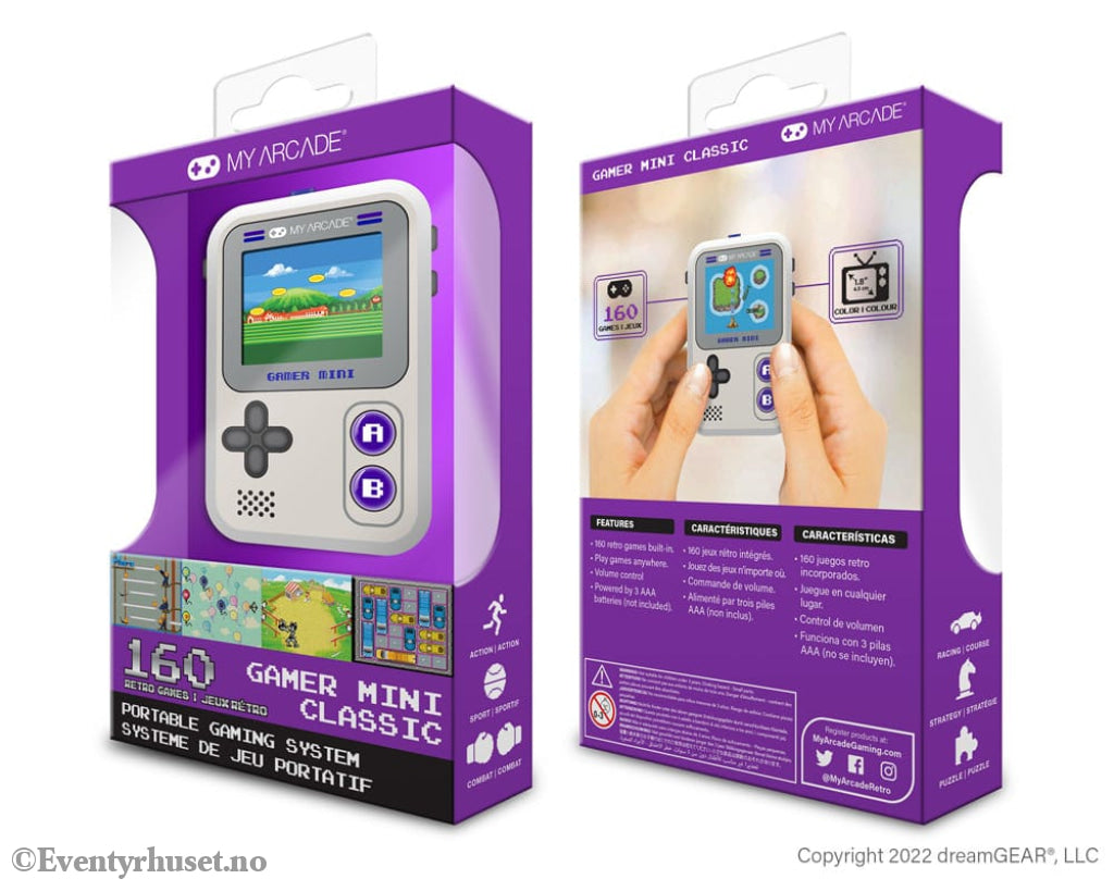My Arcade Portable Gaming System Gamer Mini Classic Home & Gifts