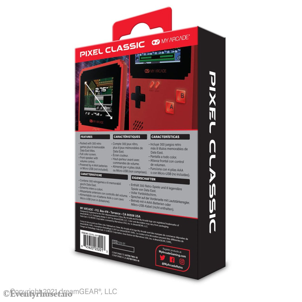 My Arcade Portable Gaming System Pixel Classic Home & Gifts