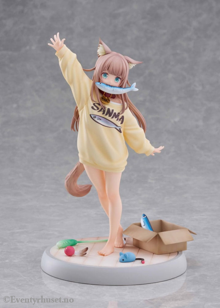 My Cat Is a Kawaii Girl Statue 1/6 Kinako Play With Ver. AmiAmi Limited Edition 21 cm Manga & Anime