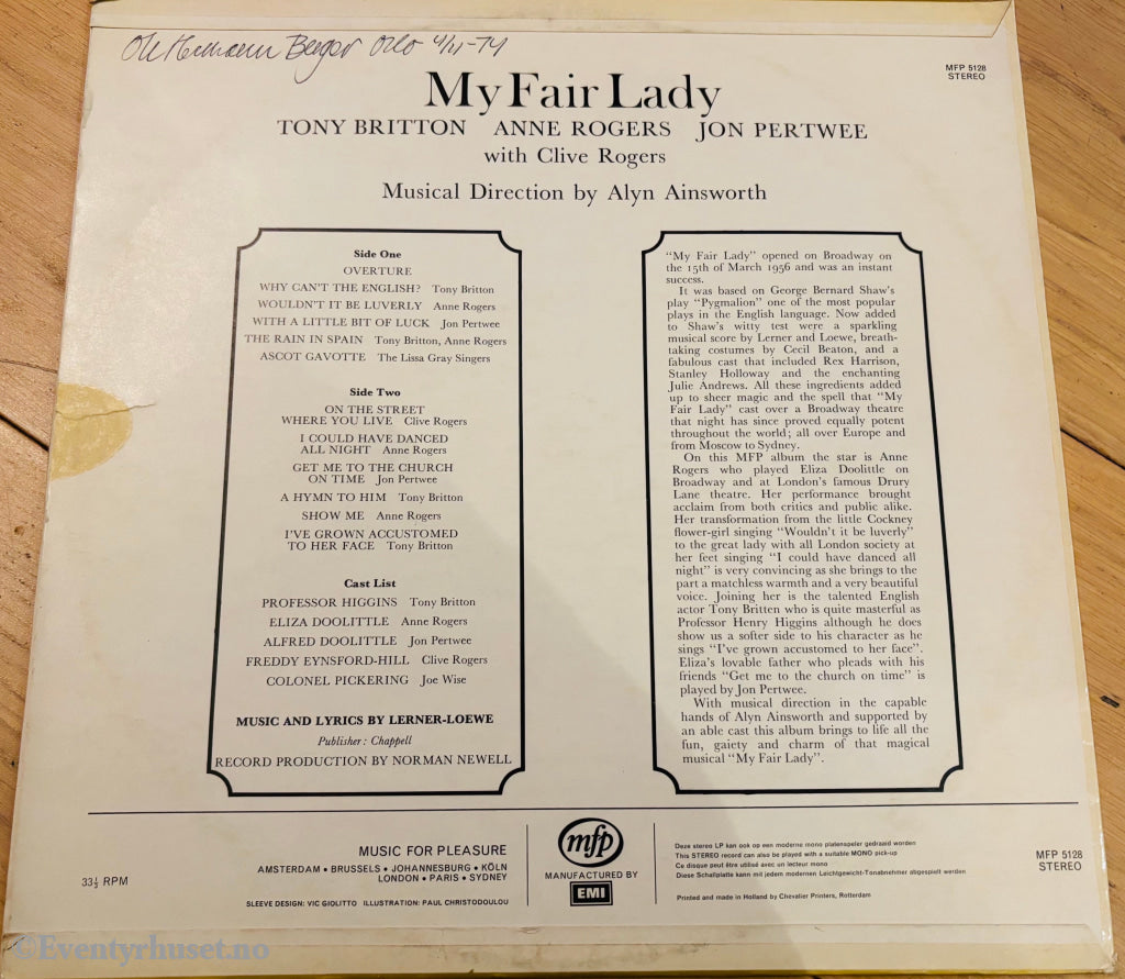 My Fair Lady LP.