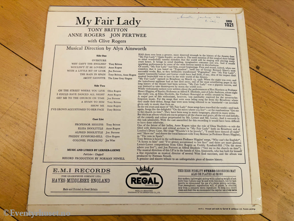 My Fair Lady LP.