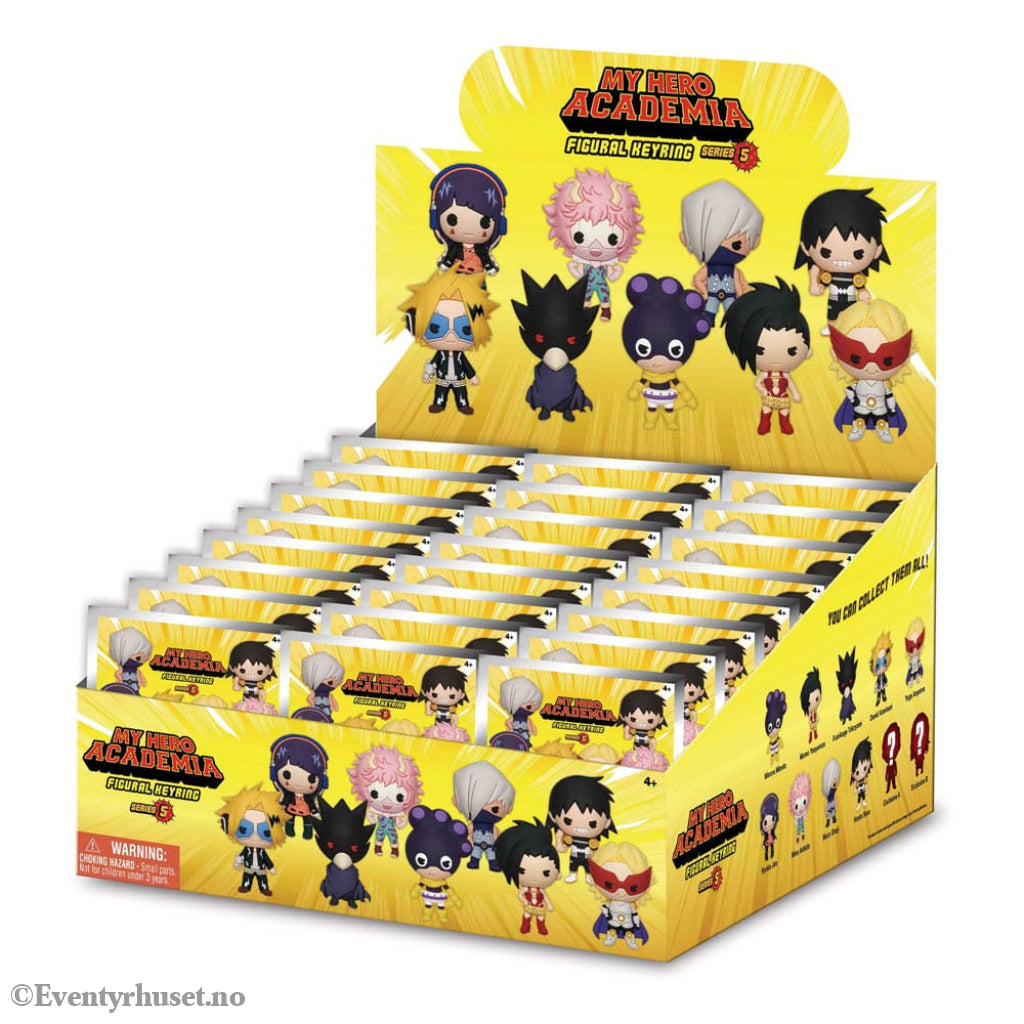 My Hero Academia 3D Foam Bag Clips Series 5 Display (24) Fashion & Accessories