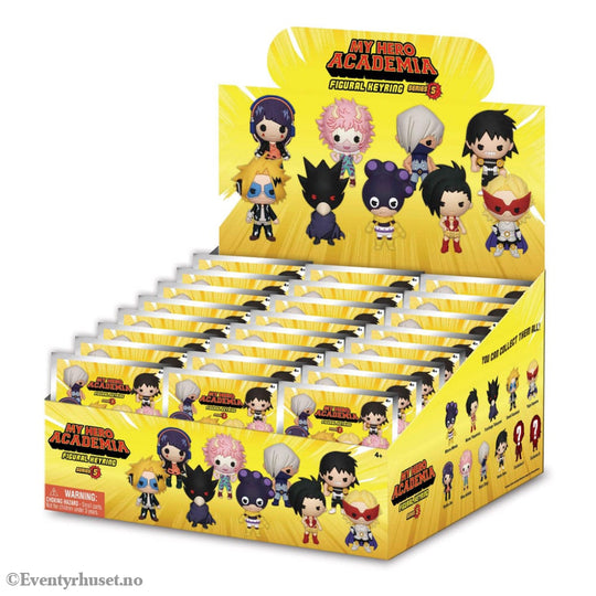 My Hero Academia 3D Foam Bag Clips Series 5 Display (24) Fashion & Accessories