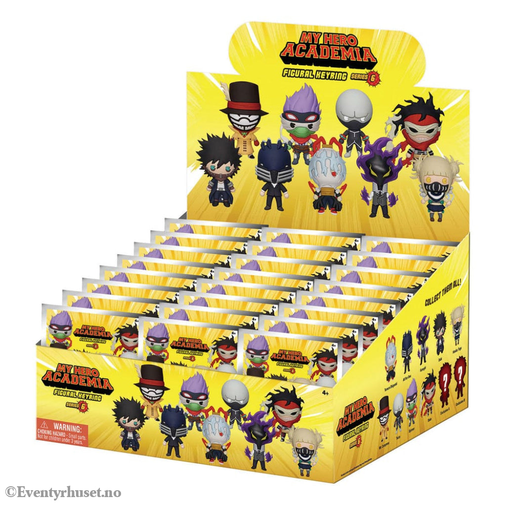 My Hero Academia 3D Foam Bag Clips Series 6 Display (24) Fashion & Accessories