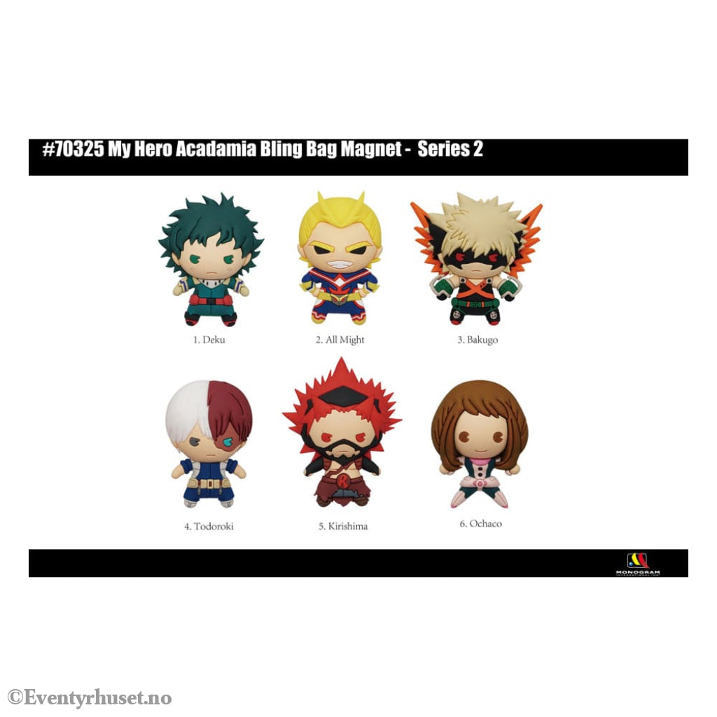 My Hero Academia 3D Magnets Series 2 Display (12) Home & Gifts