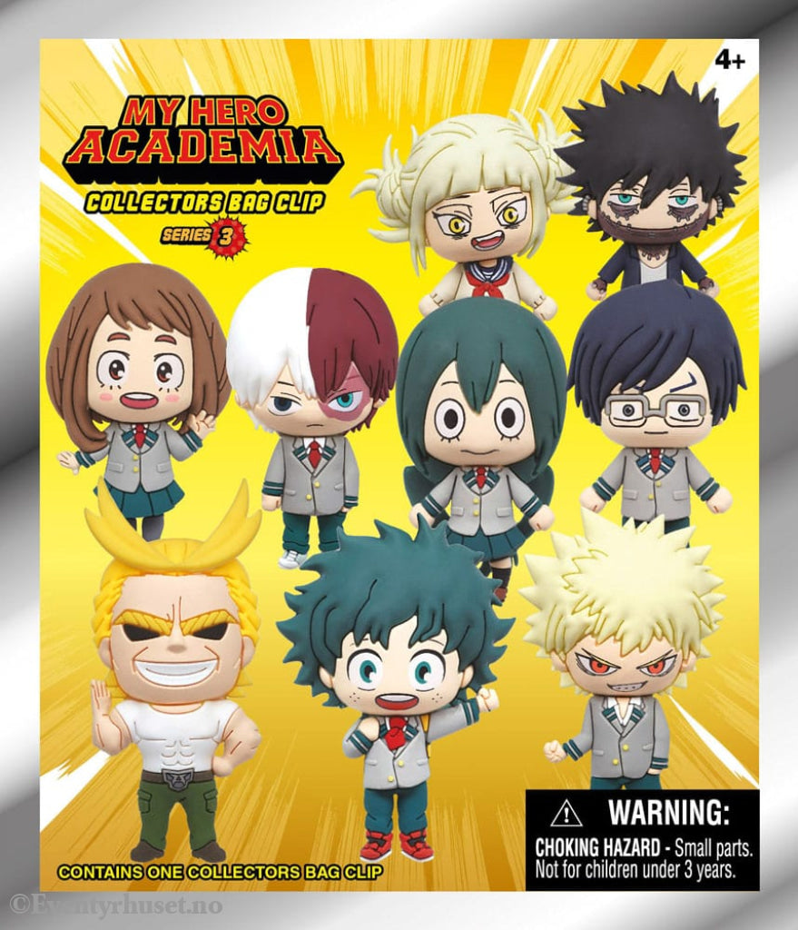 My Hero Academia 3D PVC Bag Clips Series 3 Display (24) Fashion & Accessories