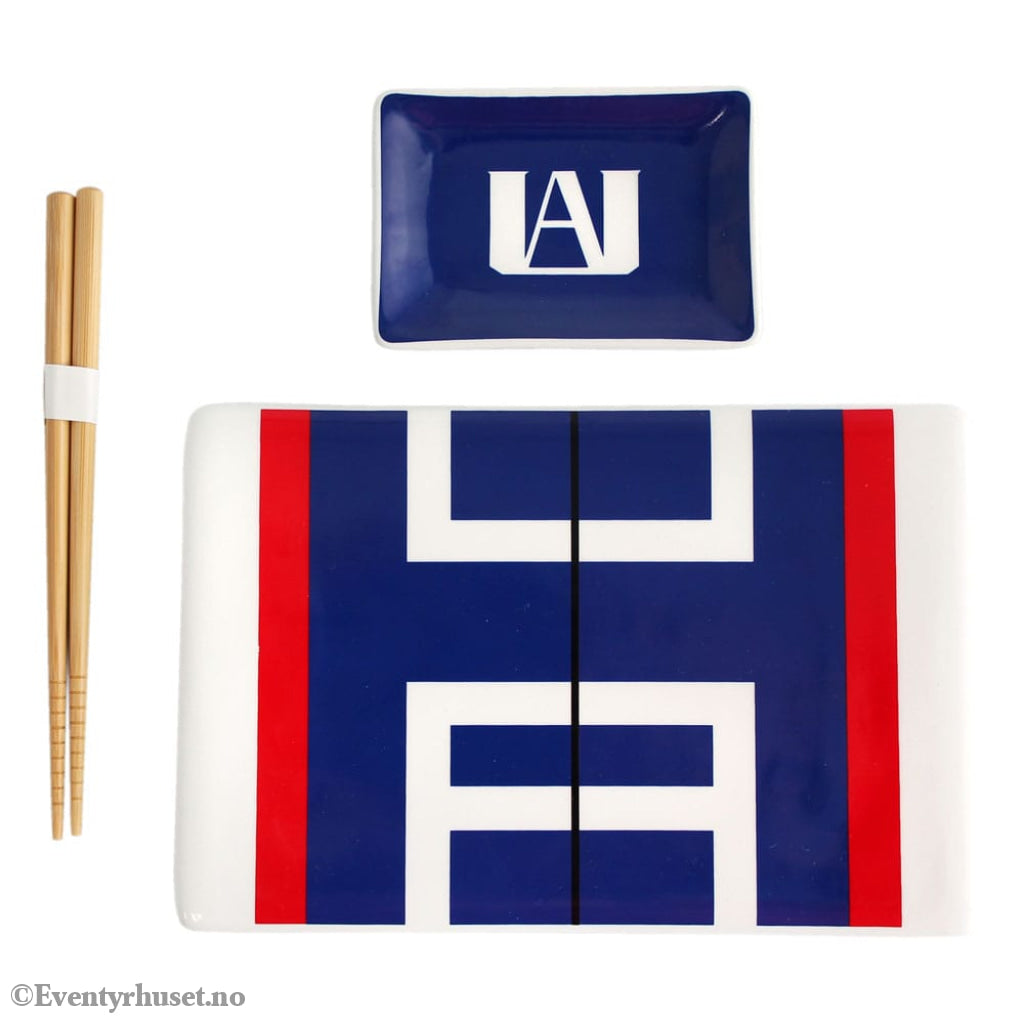 My Hero Academia Ceramic Sushi Set with Chopsticks UA Home & Gifts