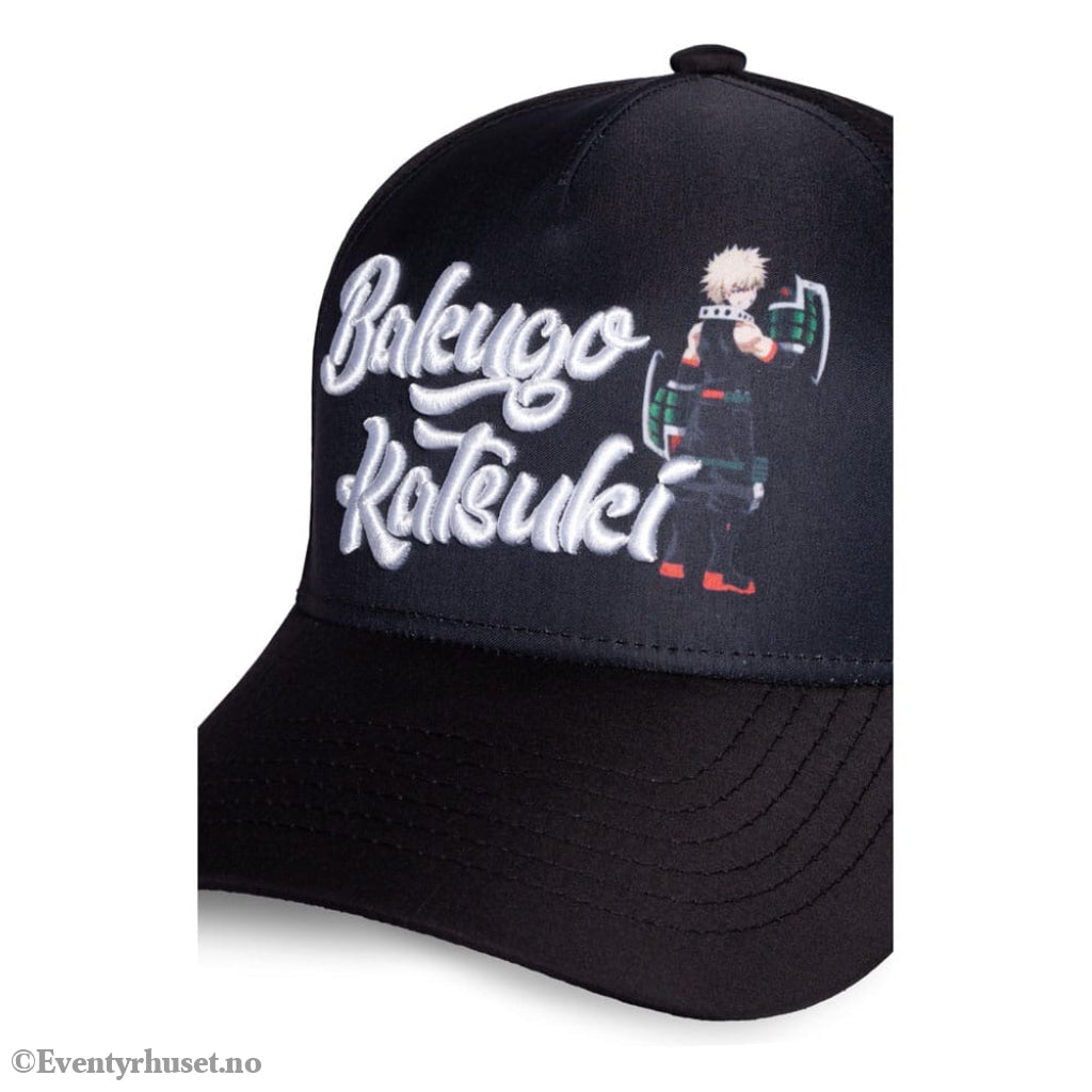 My Hero Academia Curved Bill Cap Katsuki Bakugo 3D Logo Manga & Anime