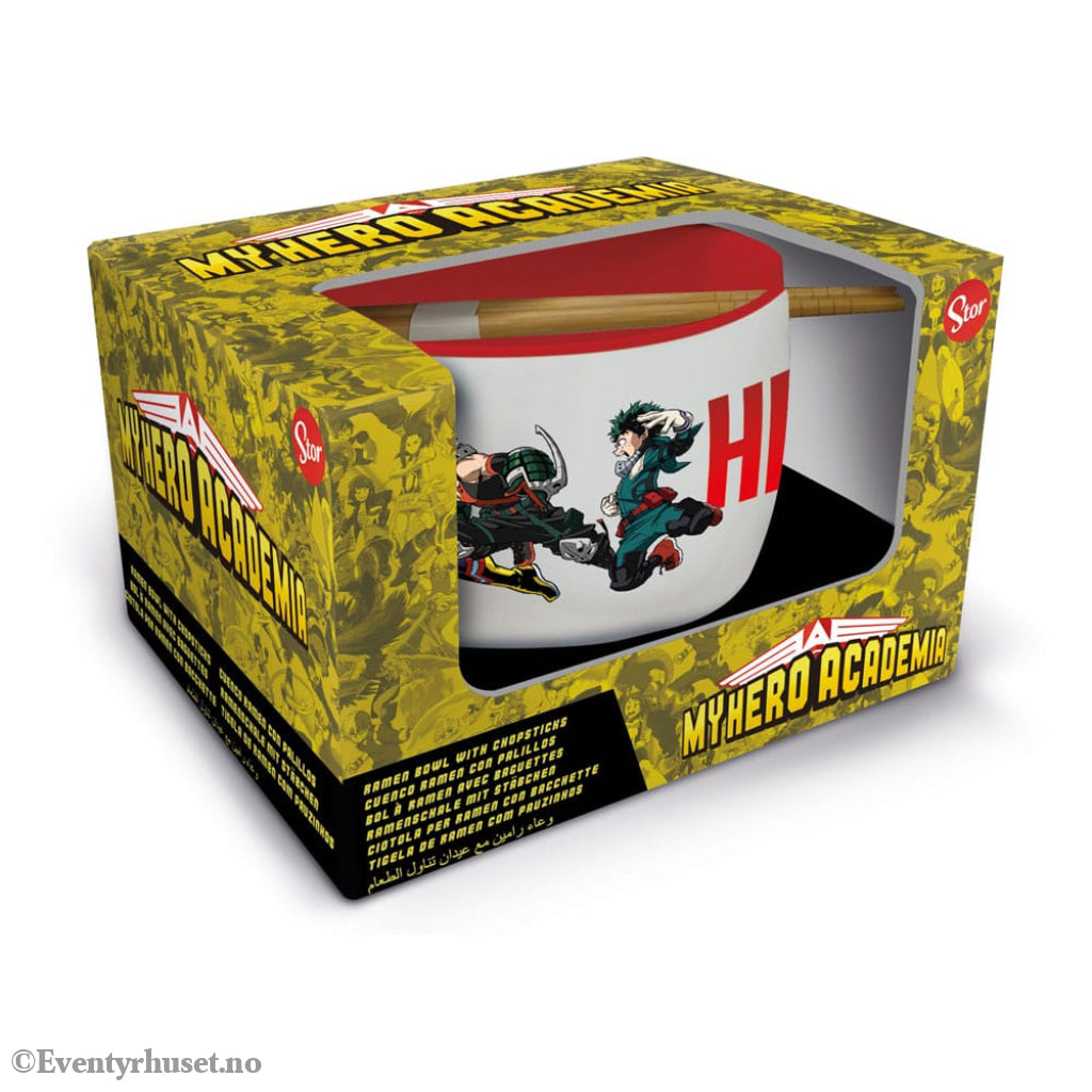 My Hero Academia Ramen Bowl with Chopsticks Jump Manga & Anime