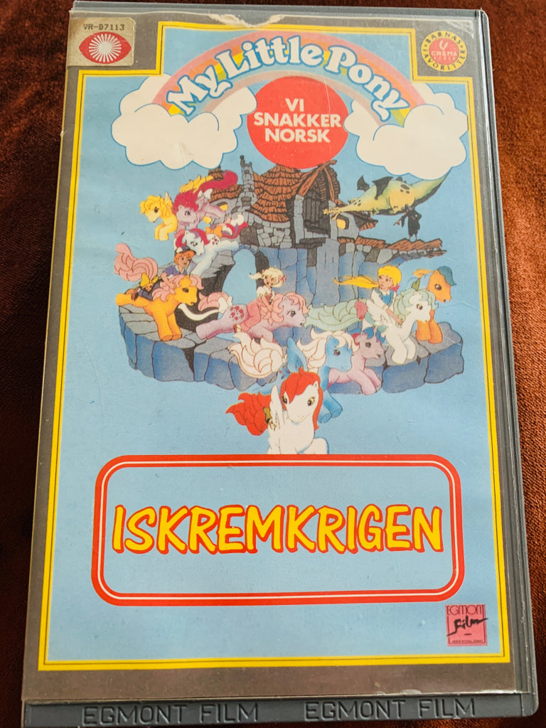 My Little Pony. Iskremkrigen. 1990. VHS Big Box. VHS Big Box