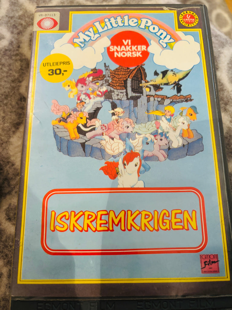 My Little Pony. Iskremkrigen. 1990. VHS Big Box. VHS Big Box